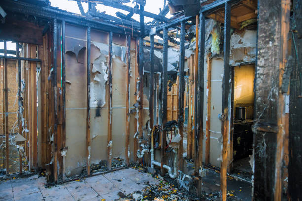 Professional Soot Cleanup technician working in Liberty, UT